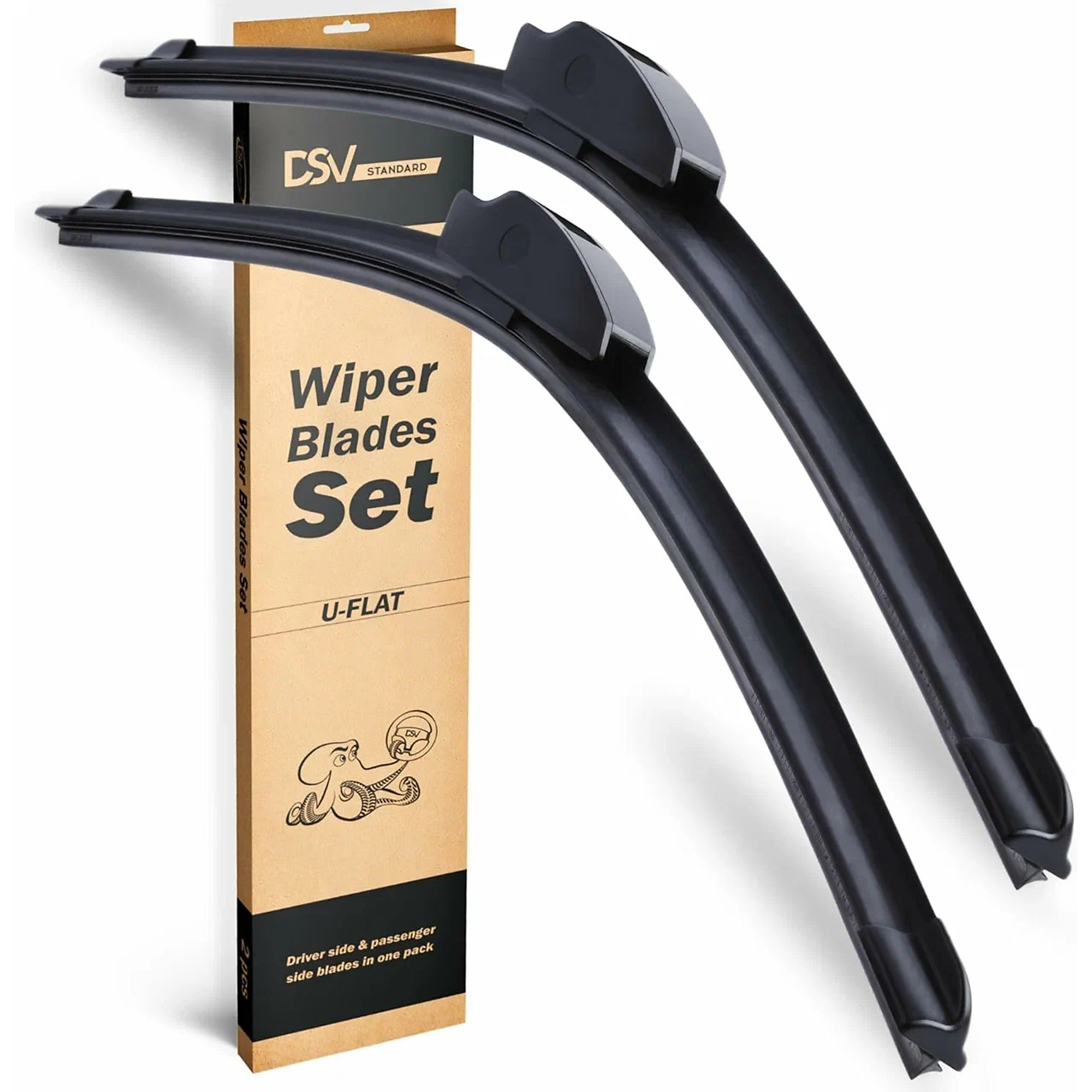 DSV Standard UF Wiper Blades Set 26/26", Model# DSV-155.26.26